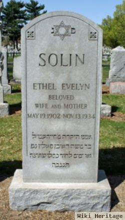 Ethel Evelyn Berg Solin