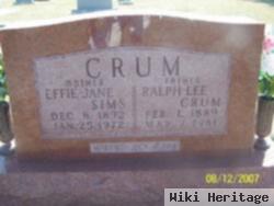 Ralph Lee Crum