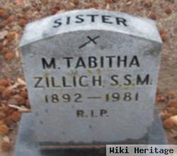 Sr M Tabitha Zillich