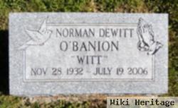 Norman Dewitt O'banion