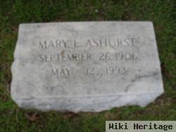 Mary E Ashurst