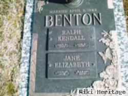 Jane Elizabeth (Betty) Benton