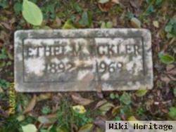 Ethel Marie Holliday Eckler