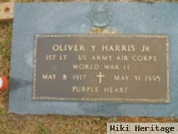 Lieut Oliver Y Harris