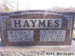 William E Haymes