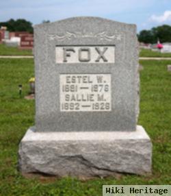 Sallie M. Wampler Fox