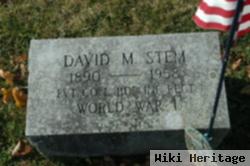 David M. Stem