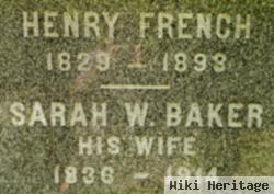 Sarah W Baker French