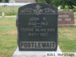 Fannie M Postlewait