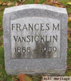 Frances May Vansicklin