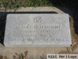 Pvt Albert Oliner Hanson