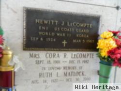 Ruth Mae Lecompte Matlock