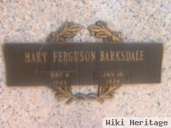 Mary D Ferguson Barksdale