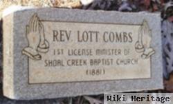 Rev Lott Combs