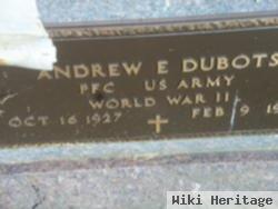 Pfc Andrew Eugene "sarge" Dubots