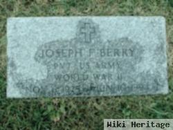 Pvt Joseph F Berry