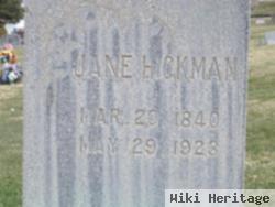 Mary Jane Hetherington Hickman