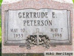 Gertrude E Peterson