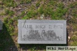 Allie Mack D. Pate