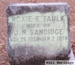 Roxie E. Faulk Sandidge