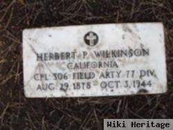Corp Herbert P Wilkinson