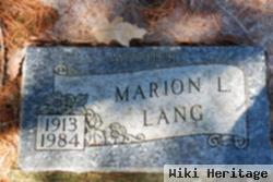 Marion L. Ferguson Lang