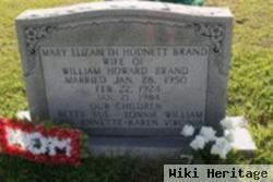 Mary Elizabeth Hodnett Brand