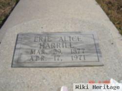Erie Alice Spradling Harrill