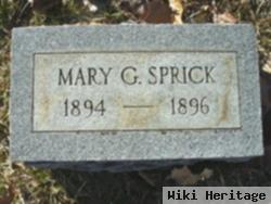 Mary G Sprick