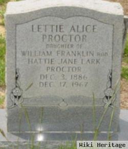 Lettie Alice Proctor