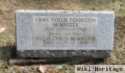 Emma Fidelie Pendleton Mcmaster