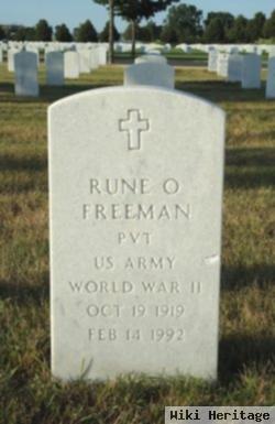 Rune O Freeman