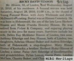 Ricky Davis Hinson