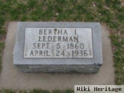 Bertha Ida Lederman