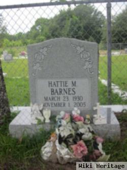 Hattie M Barnes