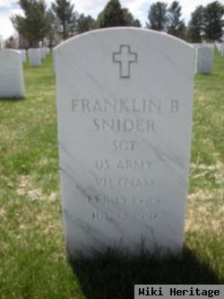 Franklin B Snider