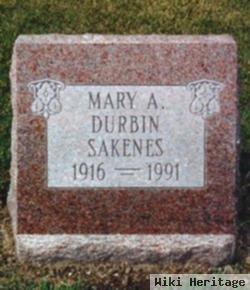 Mary A Durbin Sakenes