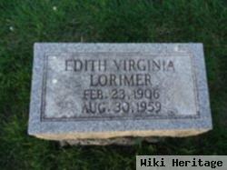 Edith Virginia Lenington Lorimer