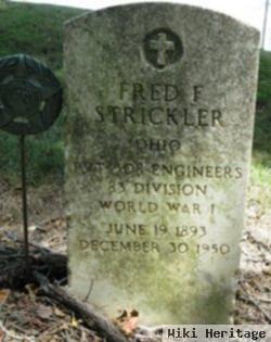 Pvt Frederick F "fred" Strickler