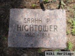 Sarah P Hightower