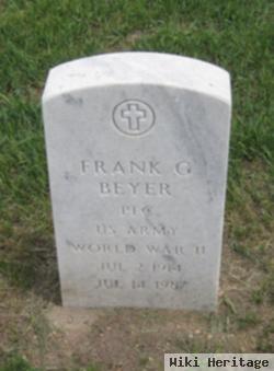 Frank G Beyer