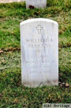 William A Parks, Sr