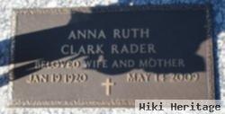 Annie Ruth Clark Rader