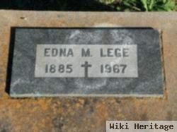 Edna M Lege