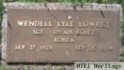 Wendell Lyle Lowrey