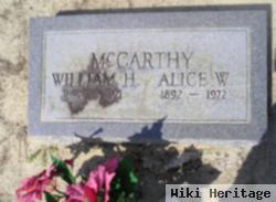 Alice W. Mccarthy