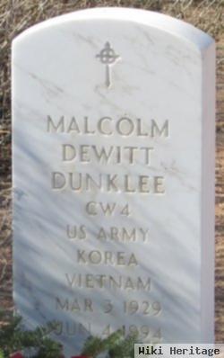 Malcolm Dewitt Dunklee