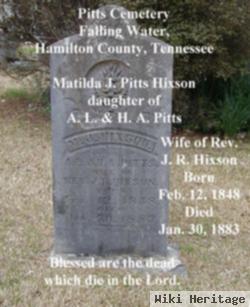 Matilda J. Pitts Hixson