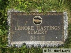 Lenore H. Hastings Rumery