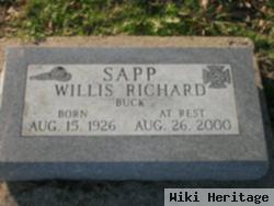 Willis Richard "buck" Sapp